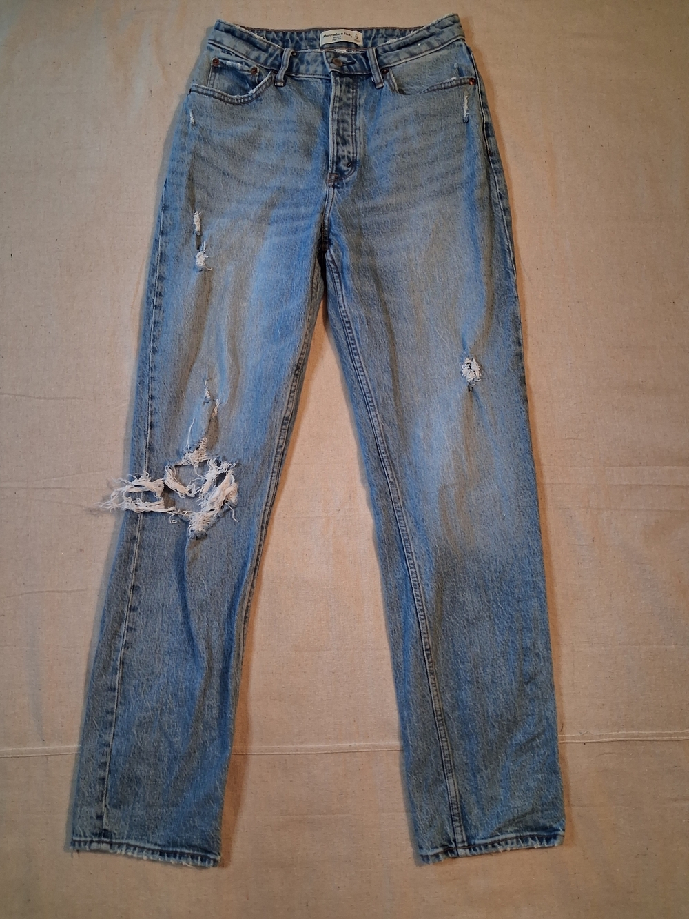 Abercrombie & Fitch The Dad High Rise Jeans Women's Size 4L (27 Waist)
